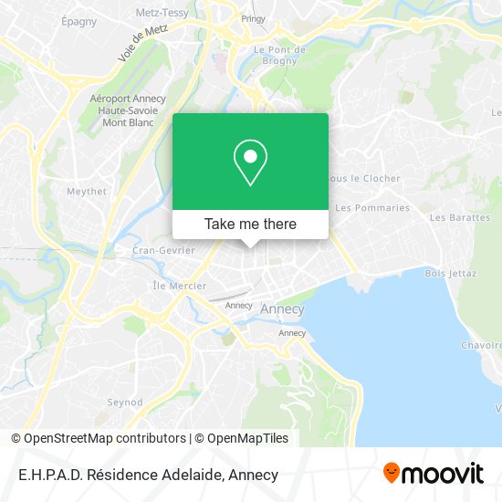 E.H.P.A.D. Résidence Adelaide map
