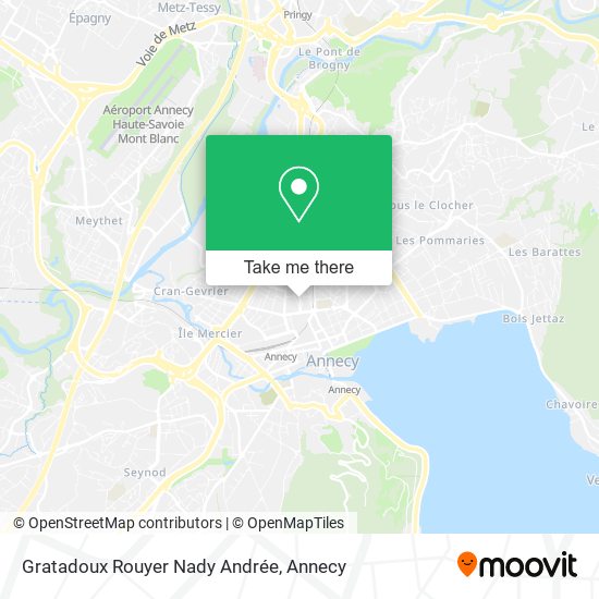 Gratadoux Rouyer Nady Andrée map