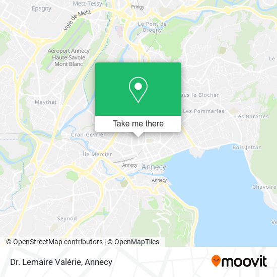 Dr. Lemaire Valérie map