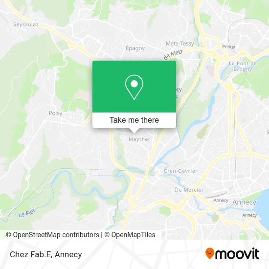 Chez Fab.E map