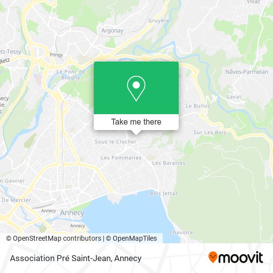 Association Pré Saint-Jean map