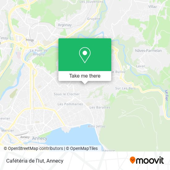 Cafétéria de l'Iut map