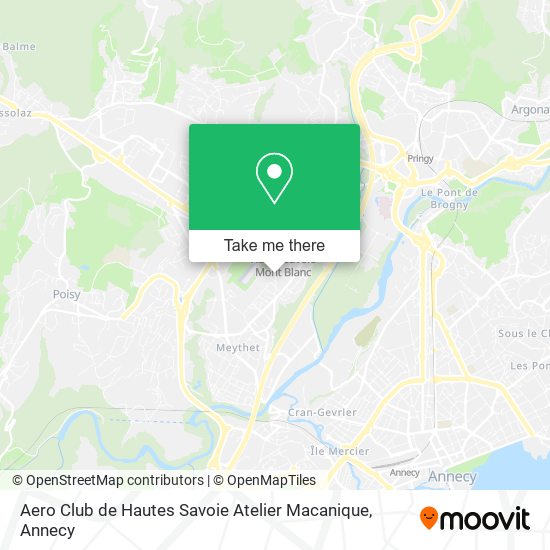 Aero Club de Hautes Savoie Atelier Macanique map