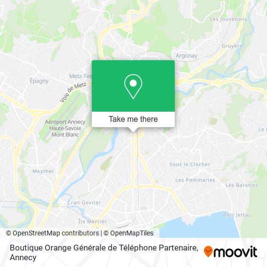 Boutique Orange Générale de Téléphone Partenaire map