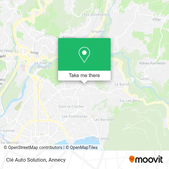 Clé Auto Solution map