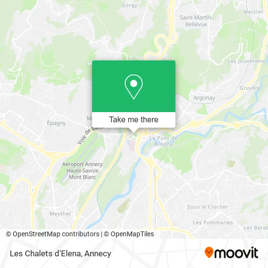 Les Chalets d'Elena map