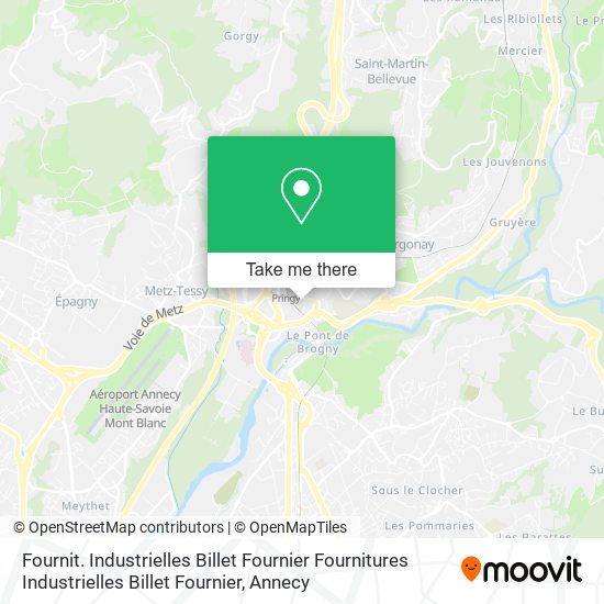 Fournit. Industrielles Billet Fournier Fournitures Industrielles Billet Fournier map