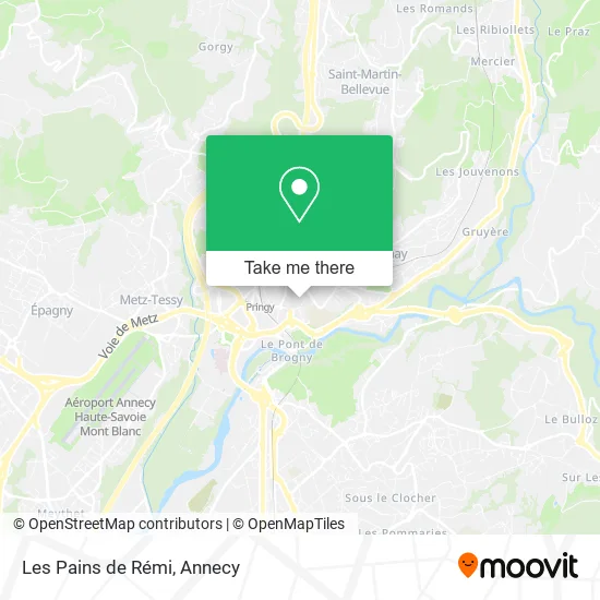 Les Pains de Rémi map