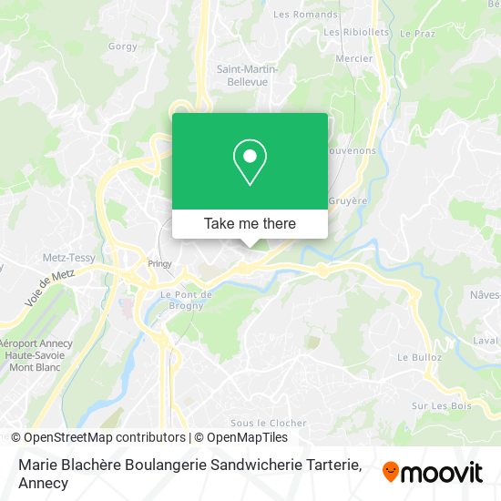 Marie Blachère Boulangerie Sandwicherie Tarterie map