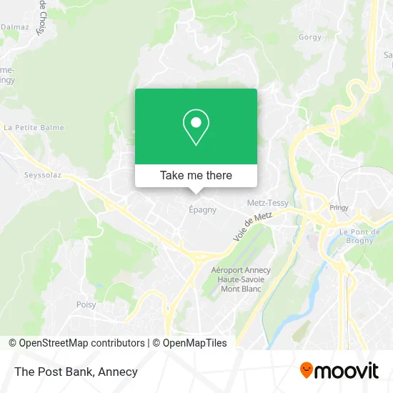 La Banque Postale map