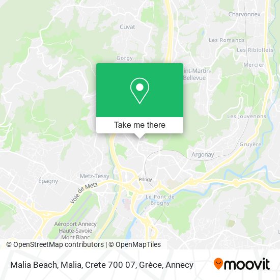 Malia Beach, Malia, Crete 700 07, Grèce map