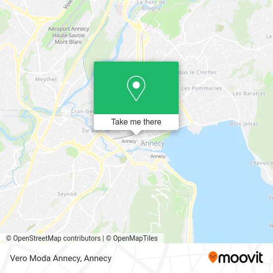 Vero Moda Annecy map