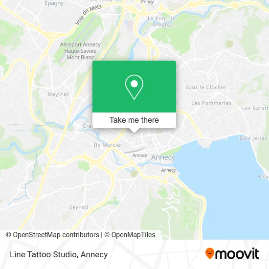 Line Tattoo Studio map