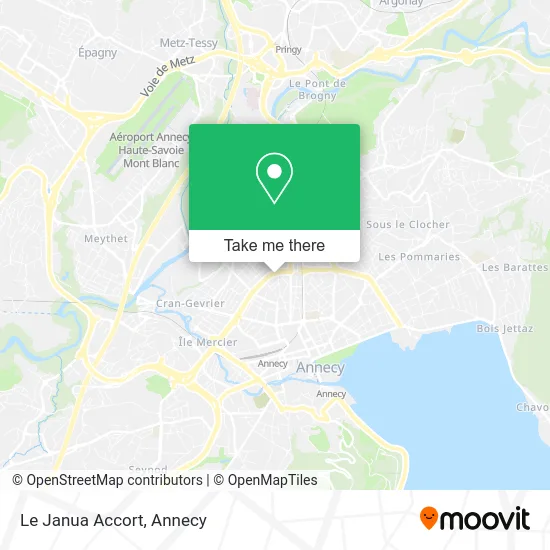 Le Janua Accort map