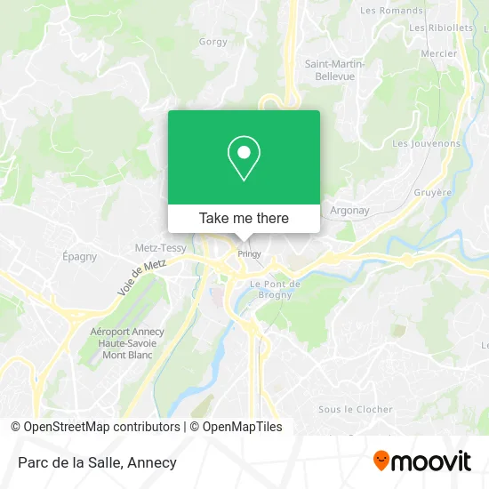 Parc de la Salle map