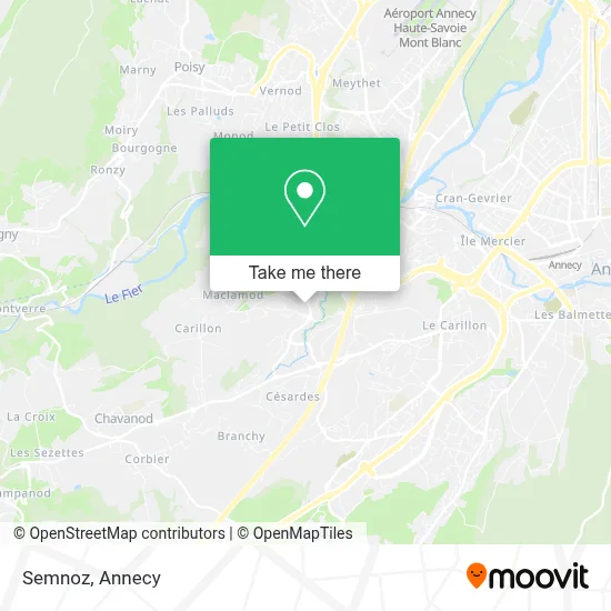 Semnoz map