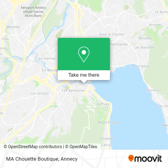 MA Chouette Boutique map