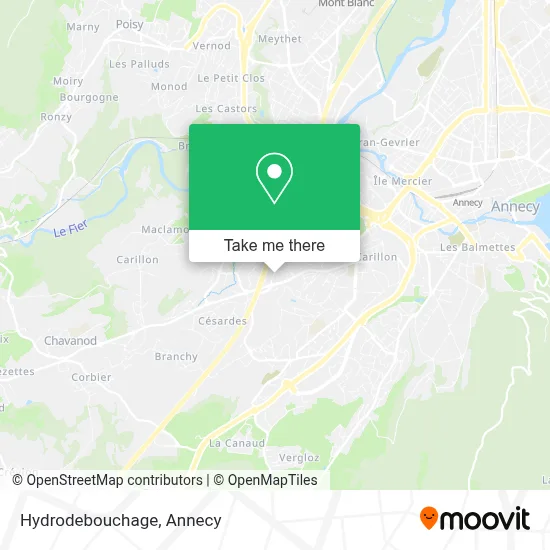 Hydrodebouchage map