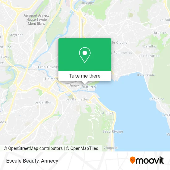 Escale Beaute map