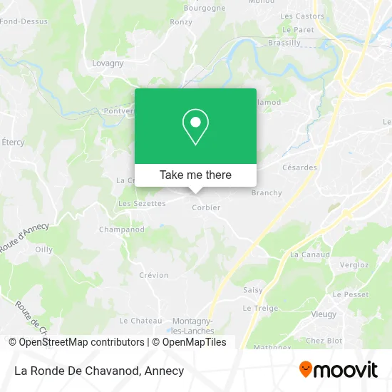 La Ronde De Chavanod map