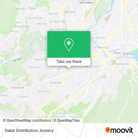 Dabb Distribution map