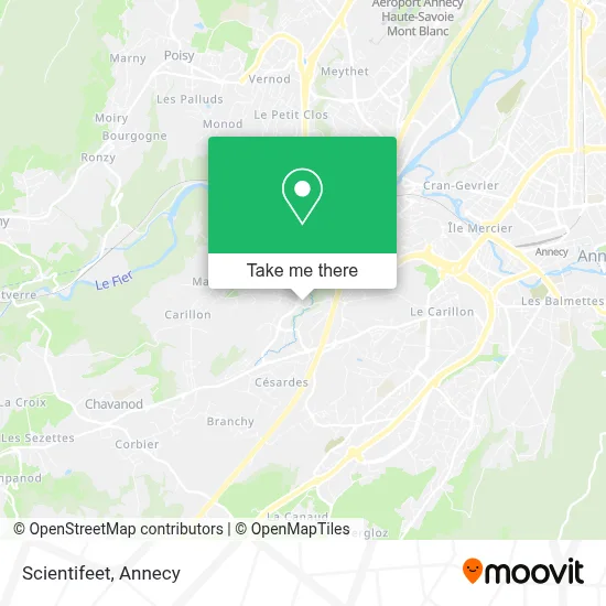 Scientifeet map