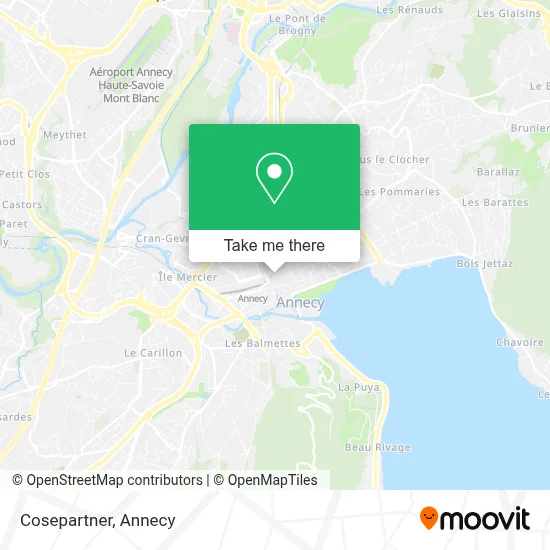 Cosepartner map