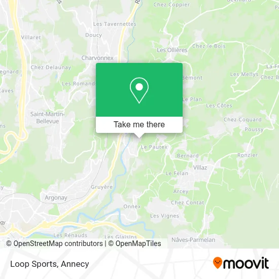 Loop Sports map