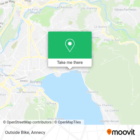 Outside Bike map
