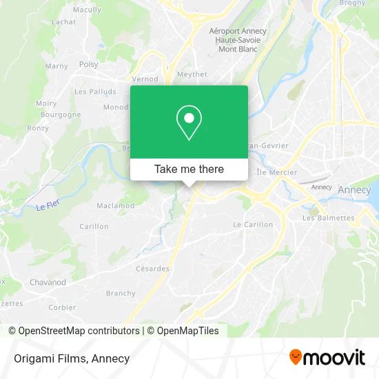 Origami Films map