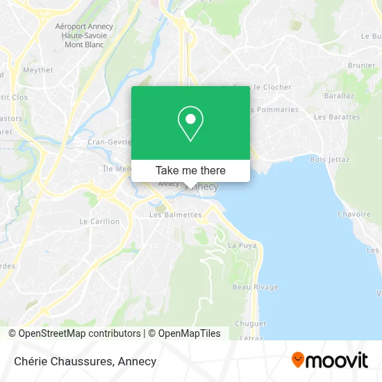 Chérie Chaussures map