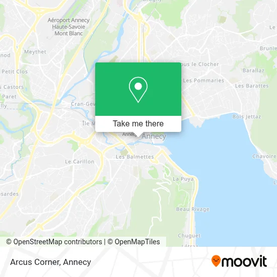 Arcus Corner map