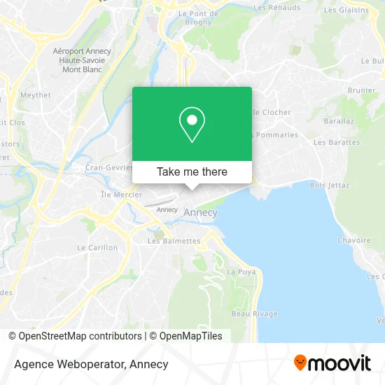 Agence Weboperator map