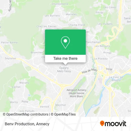 Benv Production map