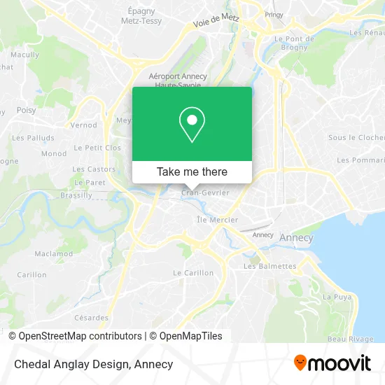 Chedal Anglay Design map