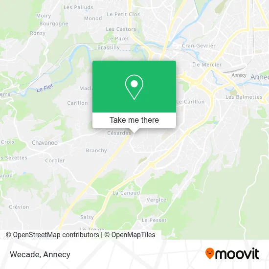Wecade map