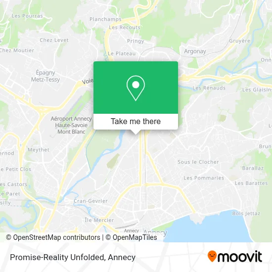 Promise-Reality Unfolded map