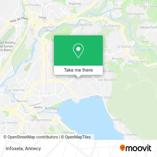 Infoxela map