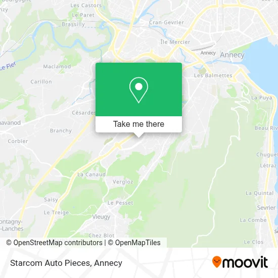 Starcom Auto Pieces map