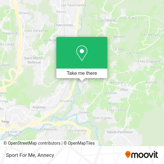 Sport For Me map