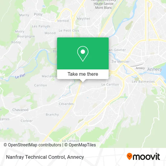 Nanfray Technical Control map