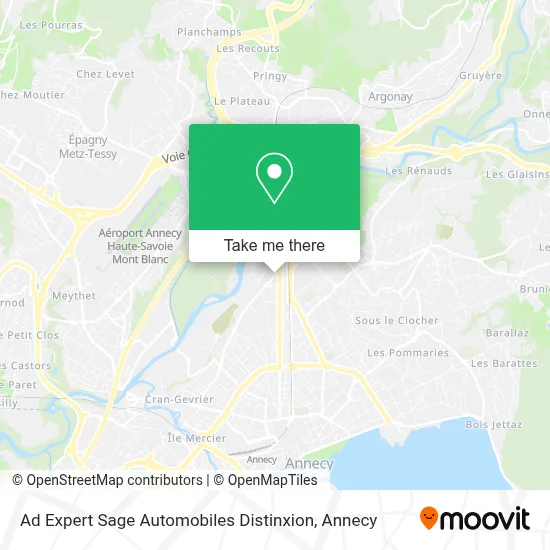 Ad Expert Sage Automobiles Distinxion map