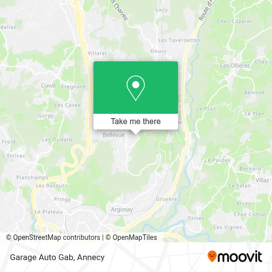 Garage Auto Gab map