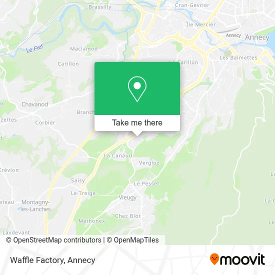 Waffle Factory map