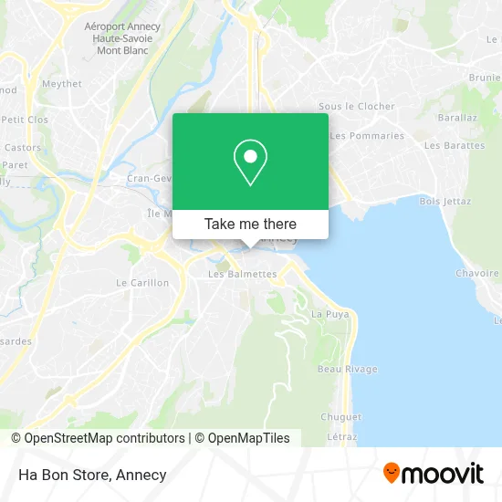 Ha Bon Store map