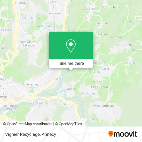 Vignier Recyclage map