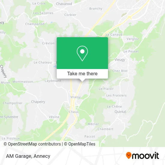 AM Garage map