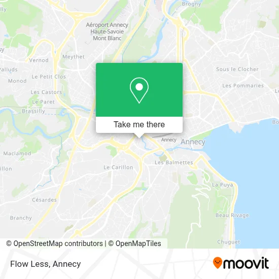 Flow Less map