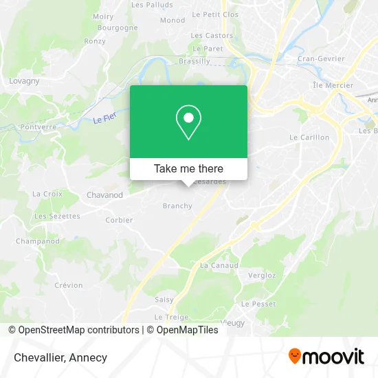 Chevallier map