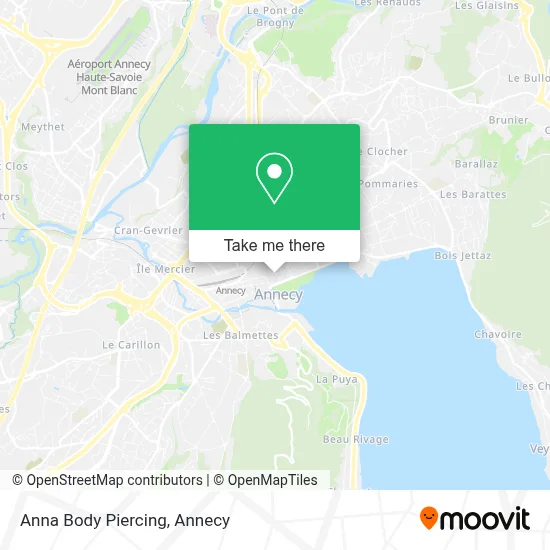 Anna Body Piercing map